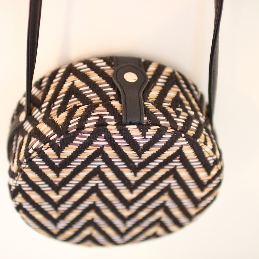 Lionel Javanna Woven Circle Crossbody‎ Bag - Picture 7 of 10